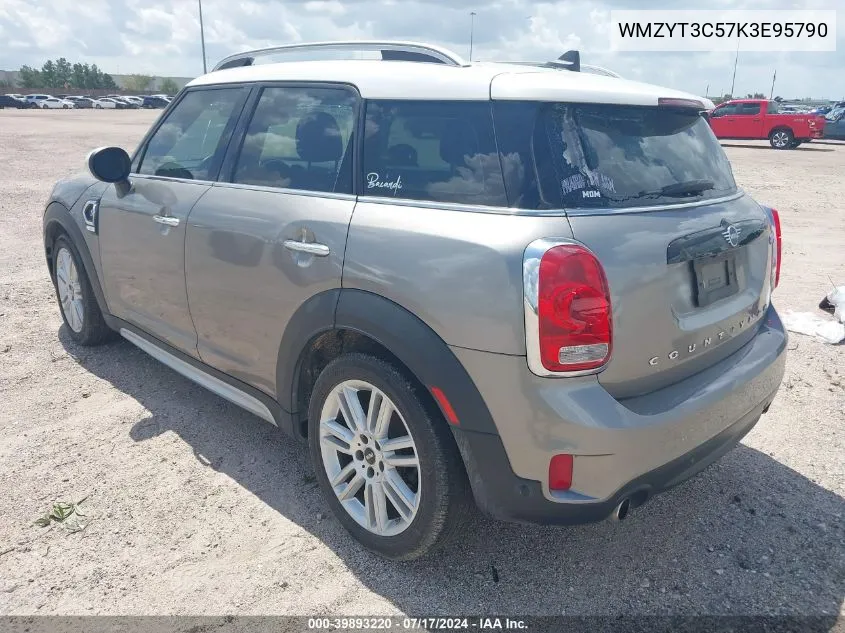 WMZYT3C57K3E95790 2019 Mini Countryman Cooper S