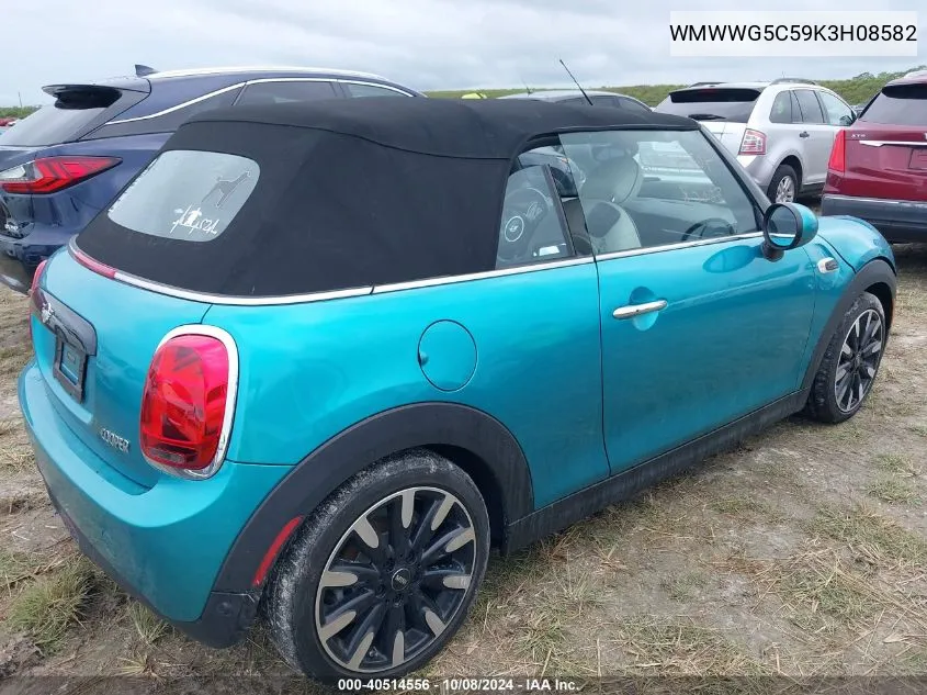 2019 Mini Cooper VIN: WMWWG5C59K3H08582 Lot: 40514556