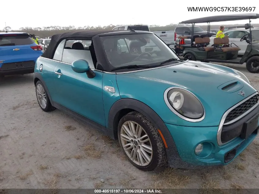 2019 Mini Cooper S VIN: WMWWG9C57K3E39697 Lot: 40515197