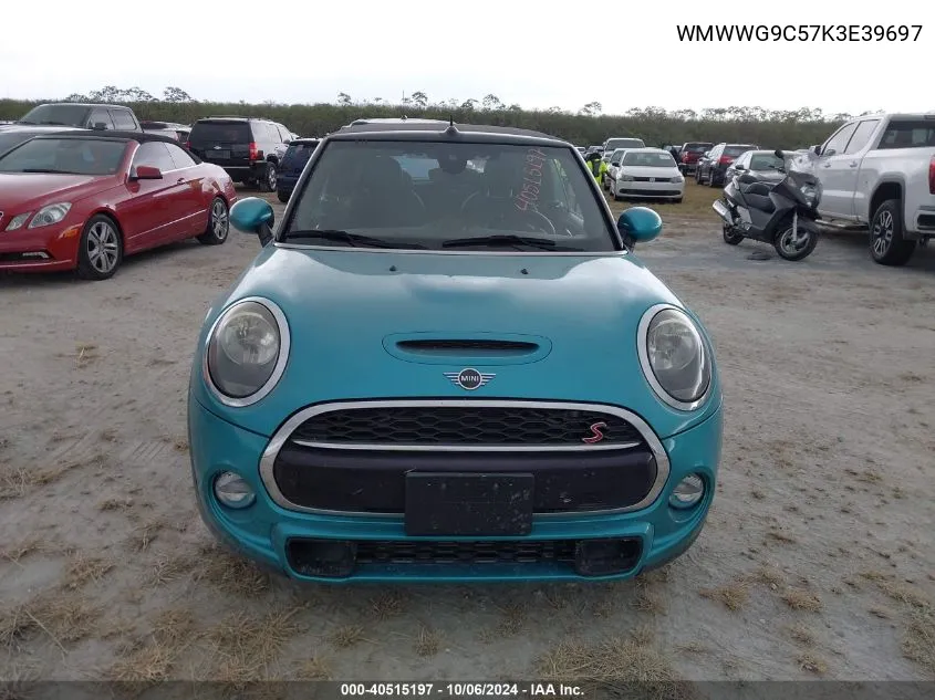 2019 Mini Cooper S VIN: WMWWG9C57K3E39697 Lot: 40515197