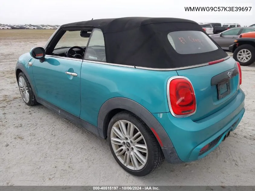 2019 Mini Cooper S VIN: WMWWG9C57K3E39697 Lot: 40515197