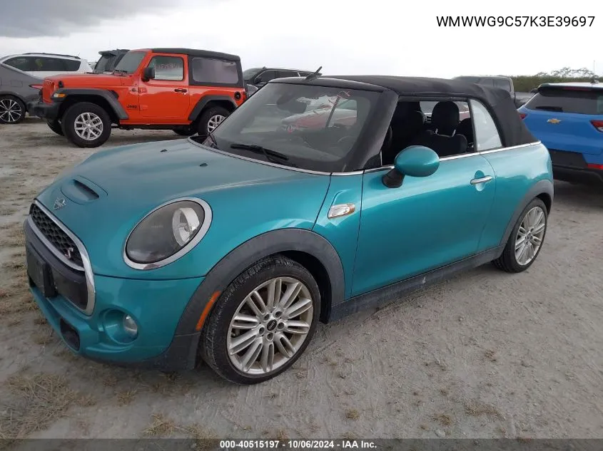 2019 Mini Cooper S VIN: WMWWG9C57K3E39697 Lot: 40515197