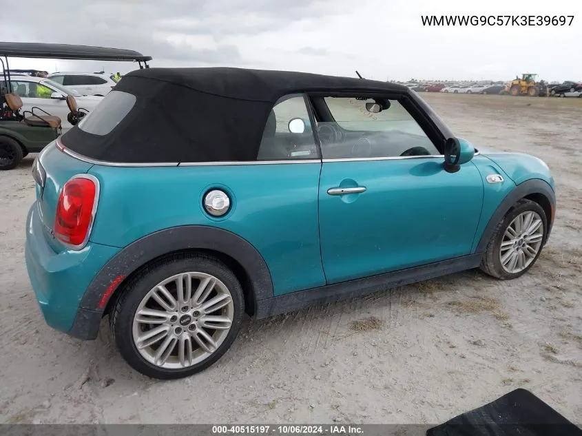 2019 Mini Cooper S VIN: WMWWG9C57K3E39697 Lot: 40515197