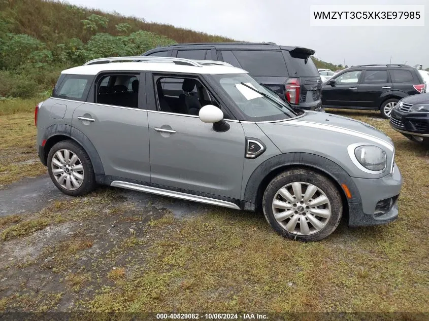 2019 Mini Countryman Cooper S VIN: WMZYT3C5XK3E97985 Lot: 40529082