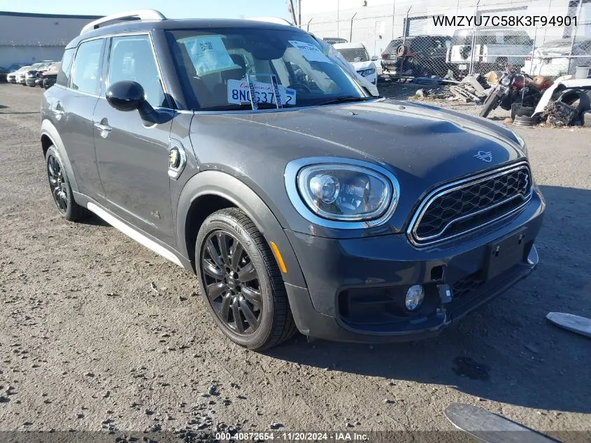 2019 Mini E Countryman Cooper S VIN: WMZYU7C58K3F94901 Lot: 40872654