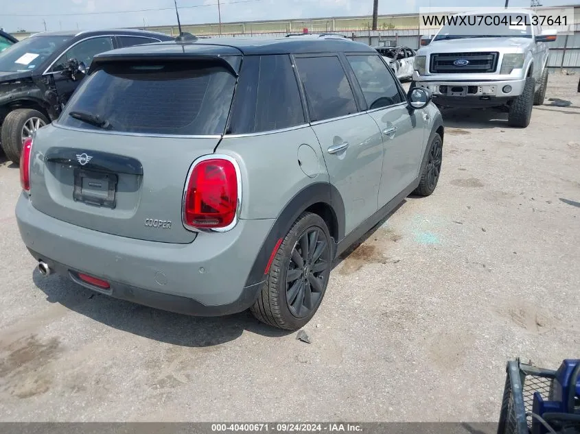 2020 Mini Cooper VIN: WMWXU7C04L2L37641 Lot: 40400671