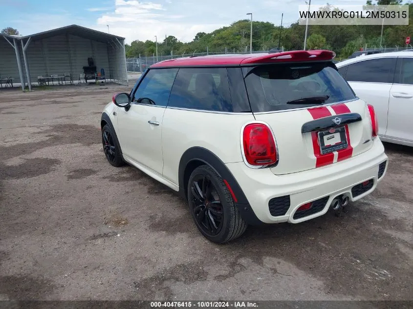 2020 Mini Hardtop John Cooper Works VIN: WMWXR9C01L2M50315 Lot: 40476415