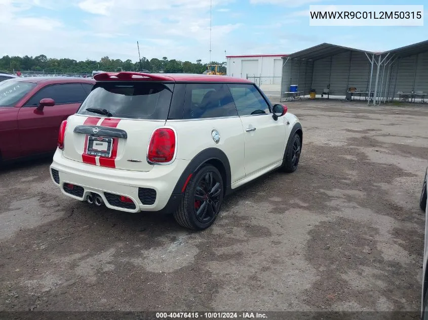 2020 Mini Hardtop John Cooper Works VIN: WMWXR9C01L2M50315 Lot: 40476415