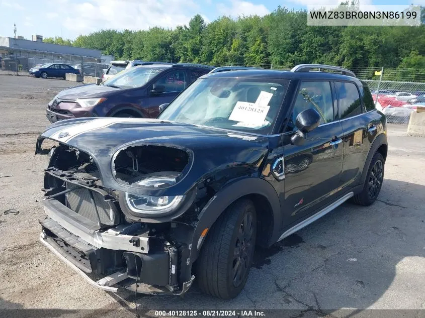 2022 Mini Cooper S Countryman All4 VIN: WMZ83BR08N3N86199 Lot: 40128125