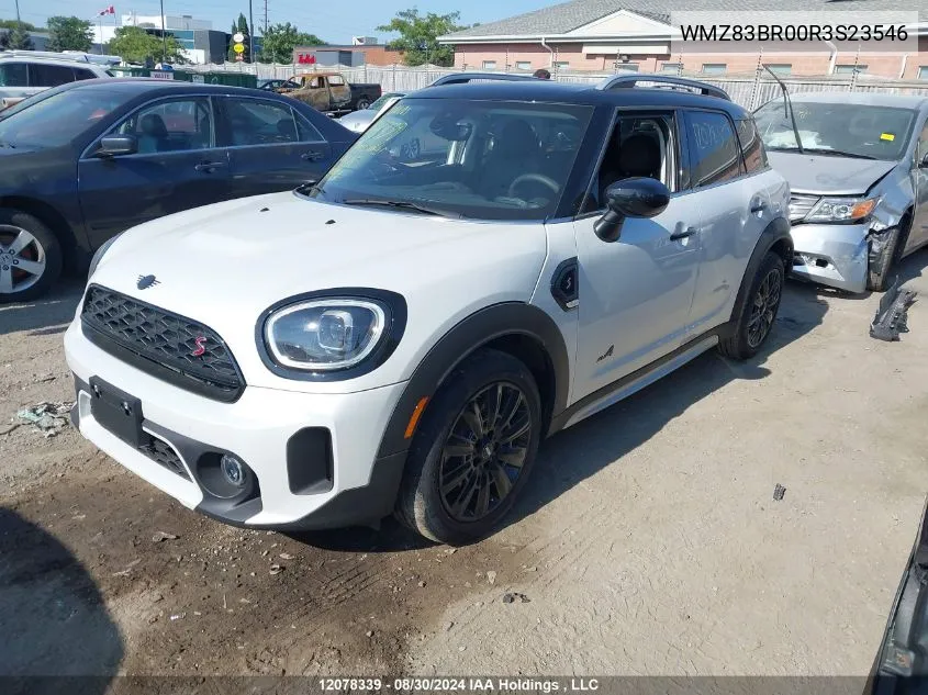 2024 Mini Cooper S Countryman All4 VIN: WMZ83BR00R3S23546 Lot: 12078339