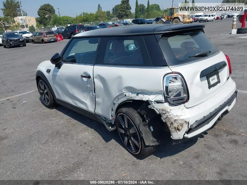 2024 Mini Cooper S VIN: WMW53DH0XR2U74139 Lot: 39828298