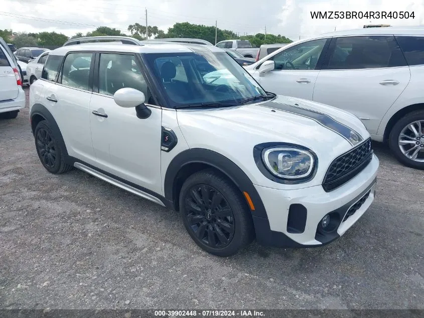 2024 Mini Countryman Cooper S VIN: WMZ53BR04R3R40504 Lot: 39902448