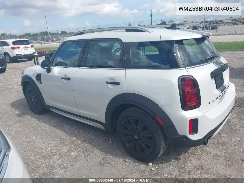 2024 Mini Countryman Cooper S VIN: WMZ53BR04R3R40504 Lot: 39902448