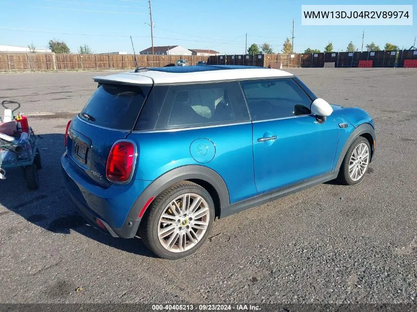 2024 Mini Cooper VIN: WMW13DJ04R2V89974 Lot: 40405213