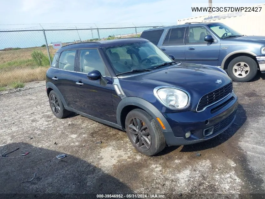 WMWZC3C57DWP22427 2013 Mini Countryman Cooper S