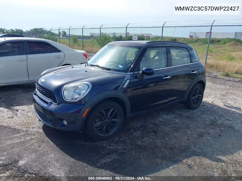 WMWZC3C57DWP22427 2013 Mini Countryman Cooper S