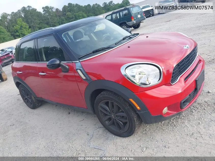 2013 Mini Countryman Cooper VIN: WMWZB3C58DWM07574 Lot: 39560265