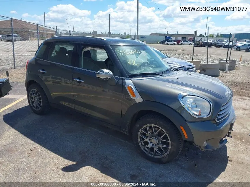 2013 Mini Countryman Cooper VIN: WMWZB3C54DWM31077 Lot: 39566030