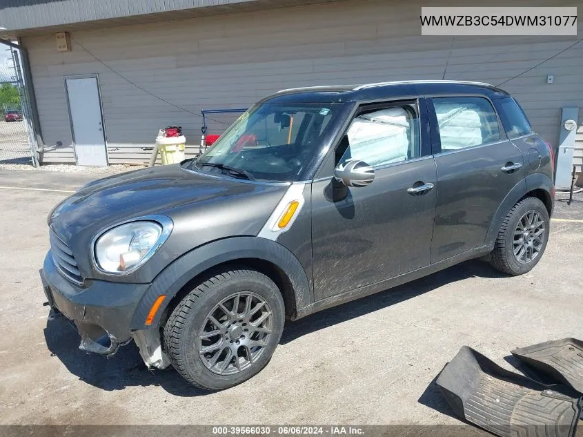 2013 Mini Countryman Cooper VIN: WMWZB3C54DWM31077 Lot: 39566030