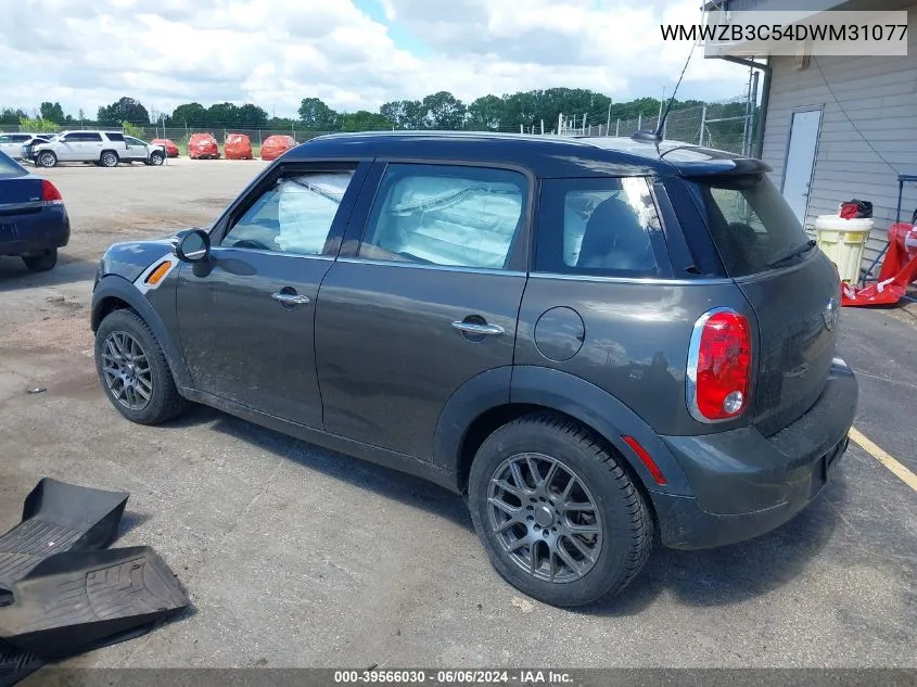 2013 Mini Countryman Cooper VIN: WMWZB3C54DWM31077 Lot: 39566030