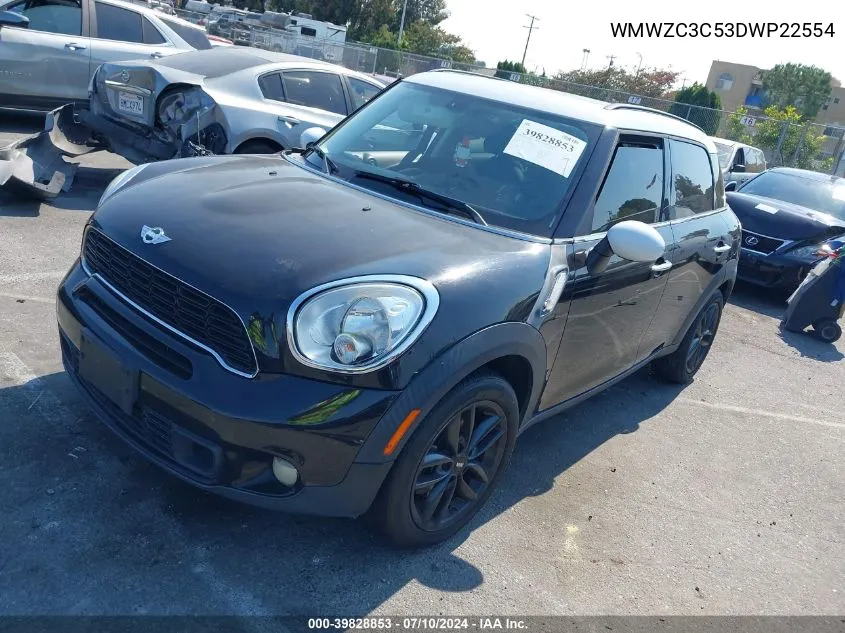 WMWZC3C53DWP22554 2013 Mini Countryman Cooper S