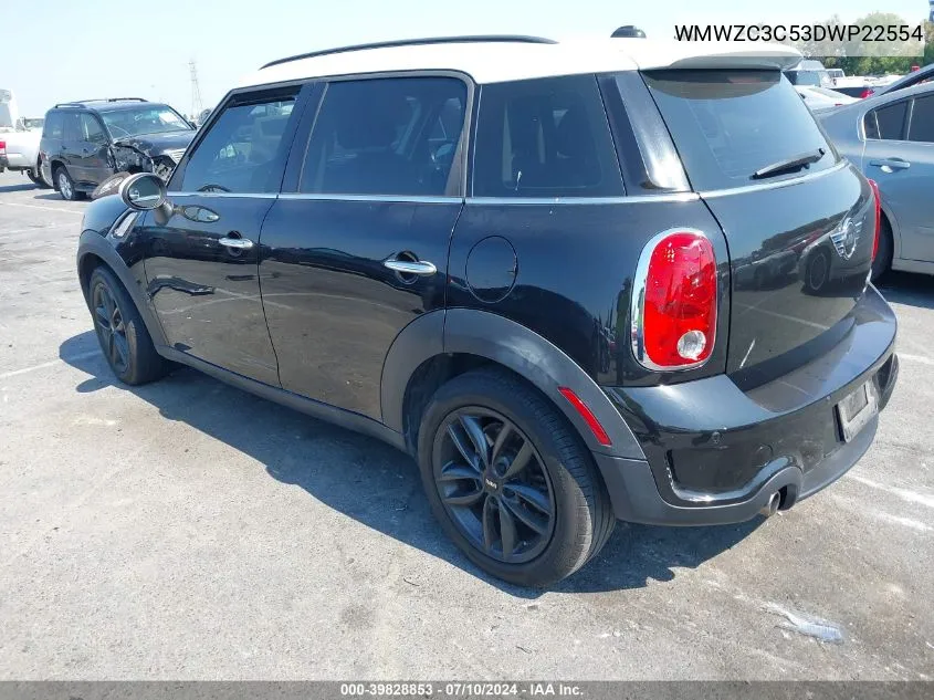 WMWZC3C53DWP22554 2013 Mini Countryman Cooper S