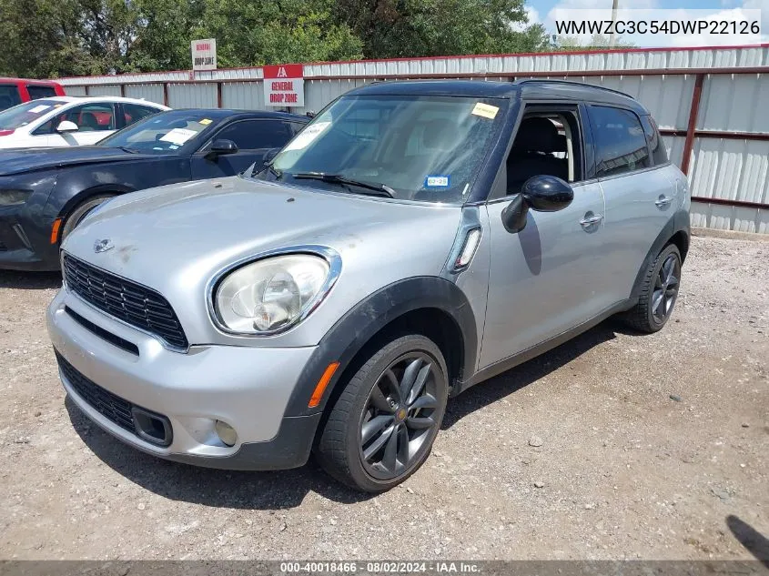 WMWZC3C54DWP22126 2013 Mini Countryman Cooper S