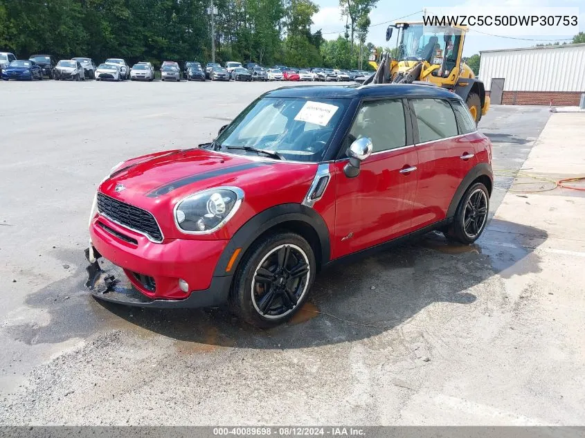 WMWZC5C50DWP30753 2013 Mini Countryman Cooper S