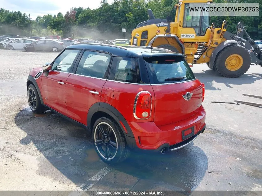 2013 Mini Countryman Cooper S VIN: WMWZC5C50DWP30753 Lot: 40089698