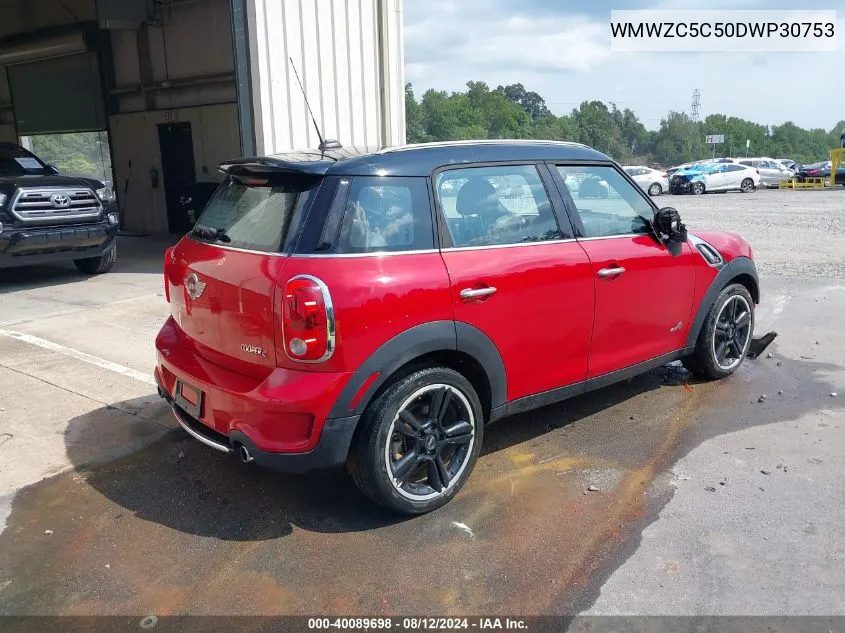 2013 Mini Countryman Cooper S VIN: WMWZC5C50DWP30753 Lot: 40089698