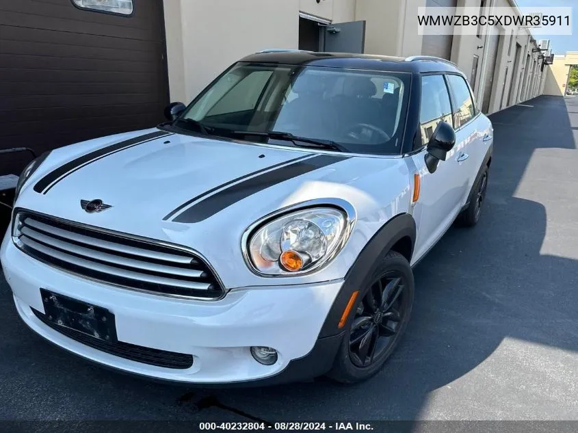 2013 Mini Countryman Cooper VIN: WMWZB3C5XDWR35911 Lot: 40232804