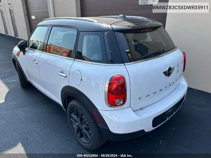 2013 Mini Countryman Cooper VIN: WMWZB3C5XDWR35911 Lot: 40232804