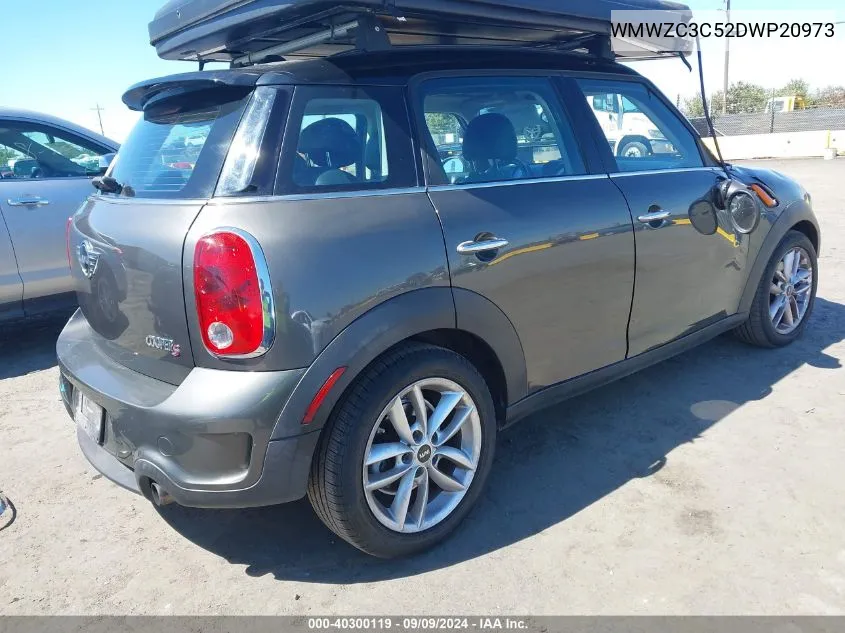 2013 Mini Countryman Cooper S VIN: WMWZC3C52DWP20973 Lot: 40300119