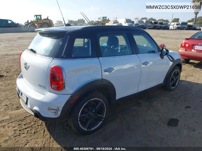 2013 Mini Countryman Cooper S VIN: WMWZC3C5XDWP21658 Lot: 40388791