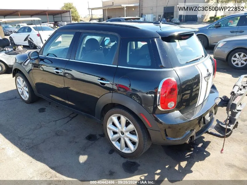 WMWZC3C50DWP22852 2013 Mini Countryman Cooper S