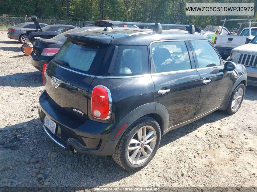 2013 Mini Countryman Cooper S VIN: WMWZC5C51DWP30972 Lot: 40574307