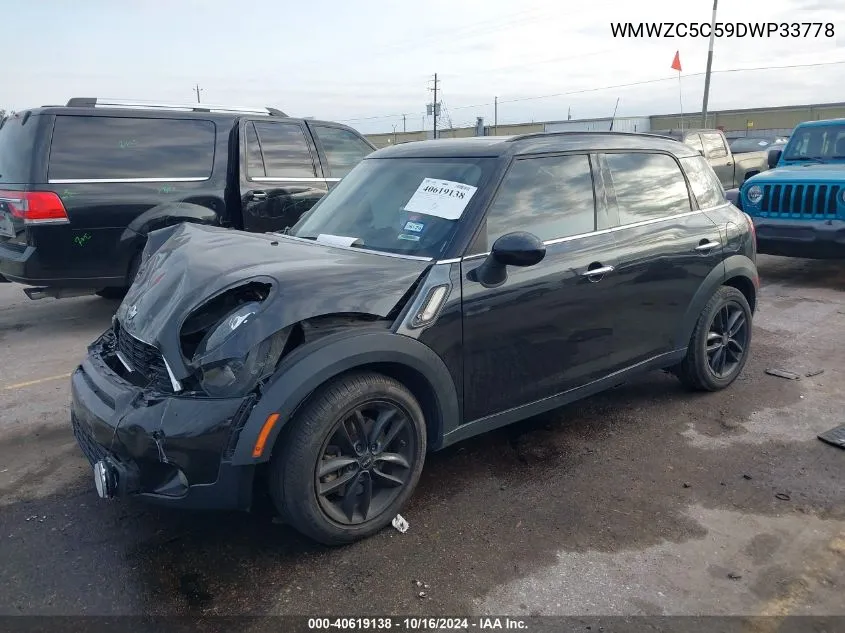 2013 Mini Countryman Cooper S VIN: WMWZC5C59DWP33778 Lot: 40619138