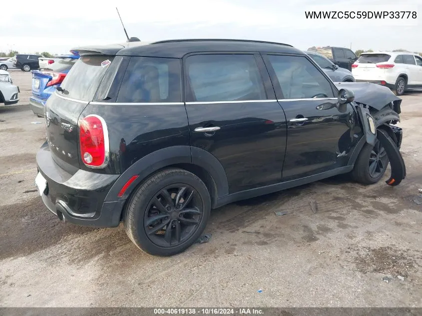 2013 Mini Countryman Cooper S VIN: WMWZC5C59DWP33778 Lot: 40619138