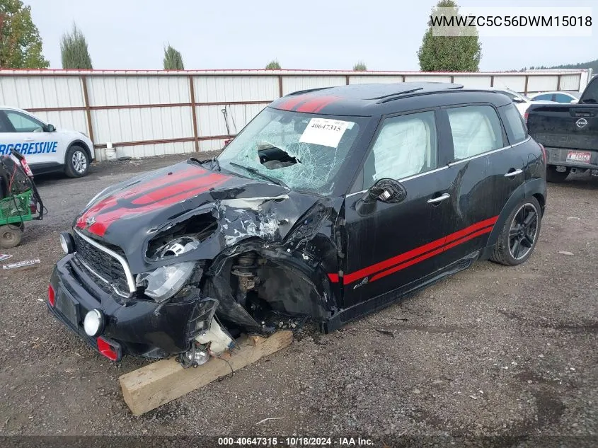 2013 Mini Countryman Cooper S VIN: WMWZC5C56DWM15018 Lot: 40647315