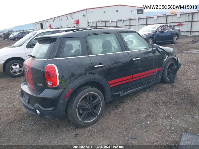 2013 Mini Countryman Cooper S VIN: WMWZC5C56DWM15018 Lot: 40647315