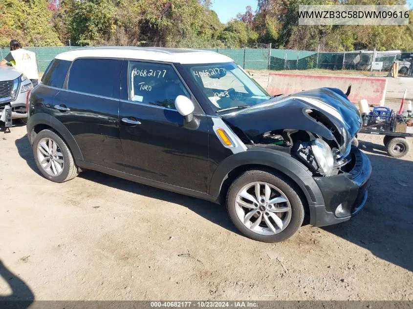 2013 Mini Countryman Cooper VIN: WMWZB3C58DWM09616 Lot: 40682177