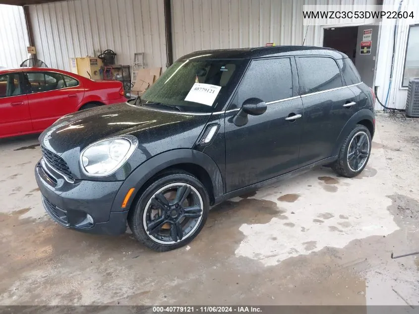 2013 Mini Countryman Cooper S VIN: WMWZC3C53DWP22604 Lot: 40779121