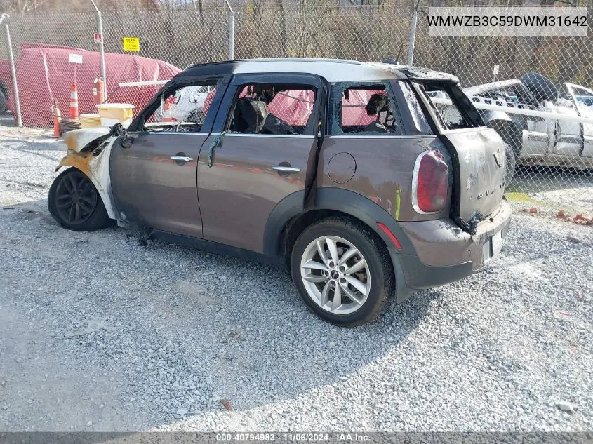 2013 Mini Countryman Cooper VIN: WMWZB3C59DWM31642 Lot: 40794983