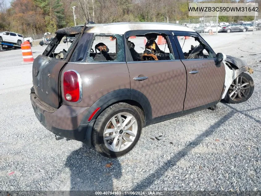 2013 Mini Countryman Cooper VIN: WMWZB3C59DWM31642 Lot: 40794983