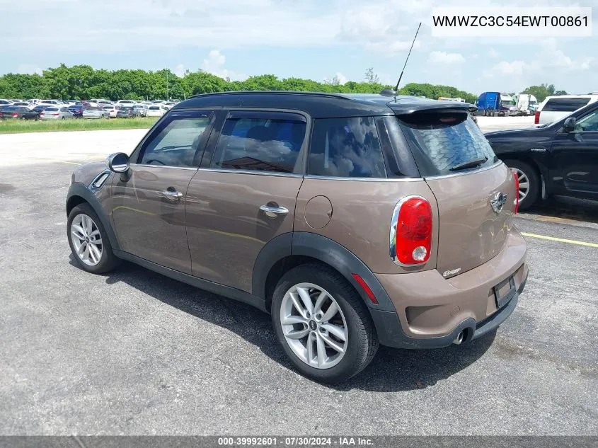 WMWZC3C54EWT00861 2014 Mini Countryman Cooper S