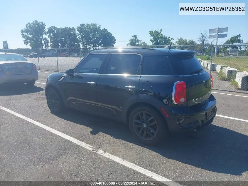 WMWZC3C51EWP26362 2014 Mini Countryman Cooper S