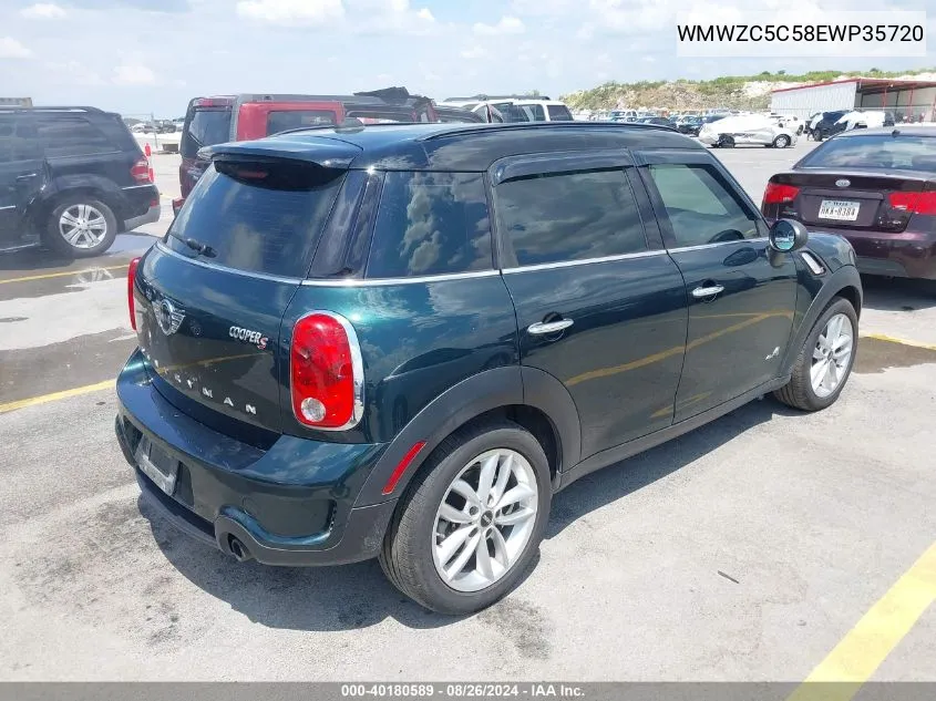 2014 Mini Countryman Cooper S VIN: WMWZC5C58EWP35720 Lot: 40180589