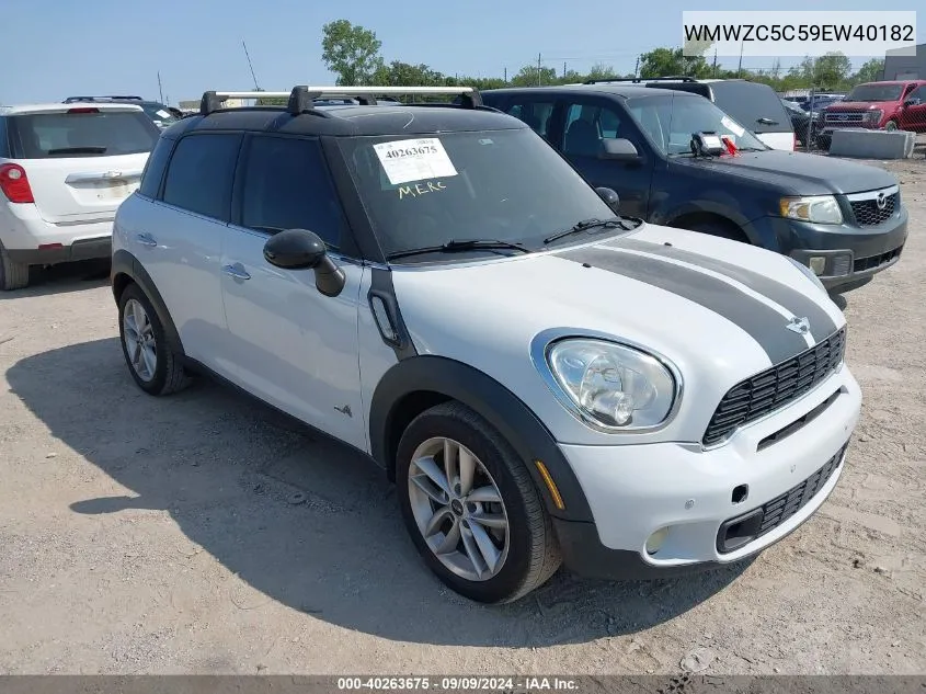 2014 Mini Countryman Cooper S VIN: WMWZC5C59EW40182 Lot: 40263675