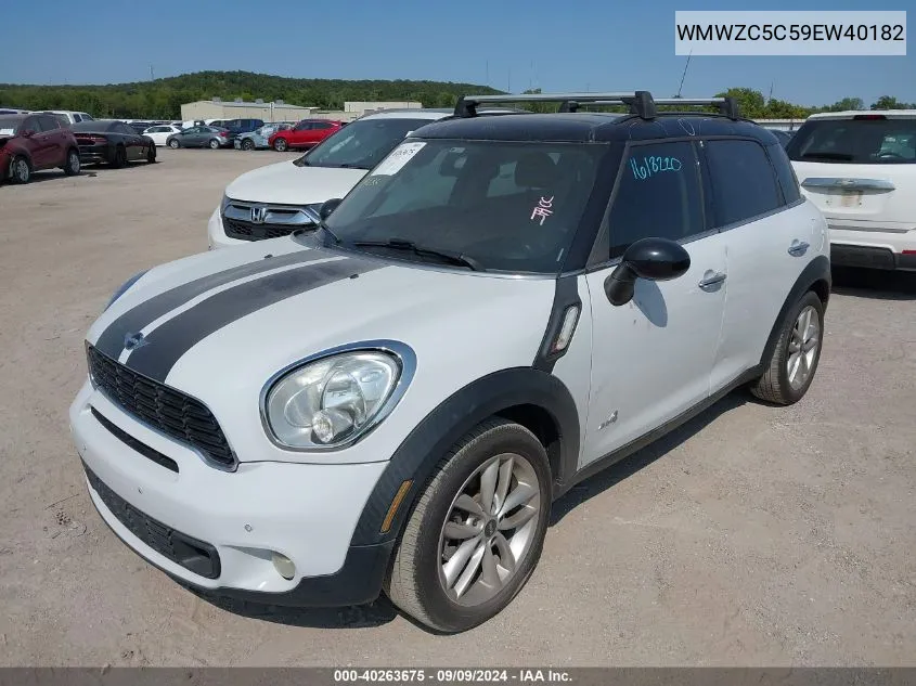 2014 Mini Countryman Cooper S VIN: WMWZC5C59EW40182 Lot: 40263675