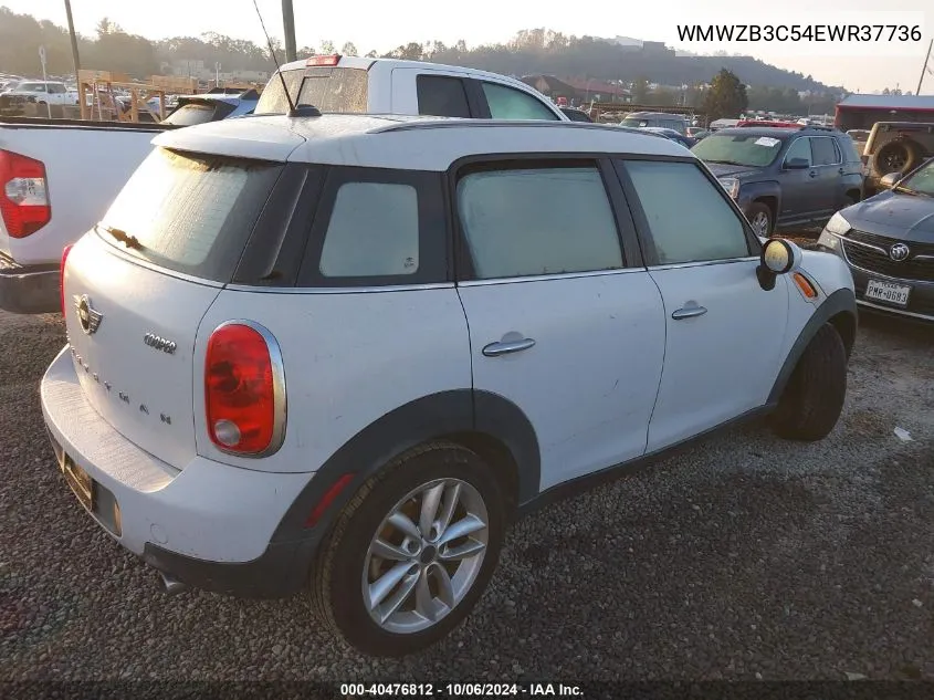 2014 Mini Countryman Cooper VIN: WMWZB3C54EWR37736 Lot: 40476812